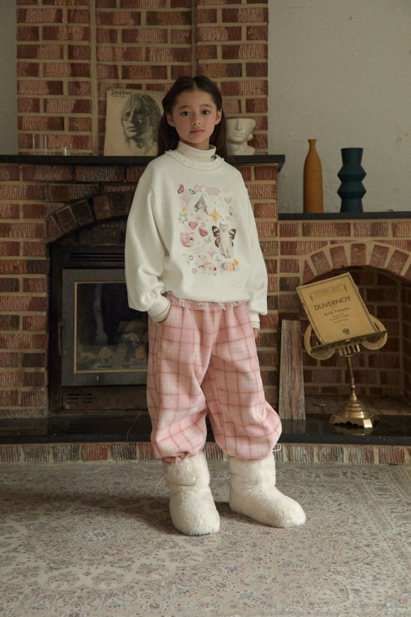 A-Market - Korean Children Fashion - #magicofchildhood - Tiered Check Pants - 8
