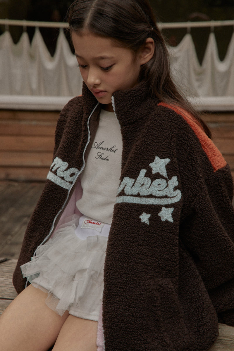 A-Market - Korean Children Fashion - #magicofchildhood - Yoke Fleece Zip-Up - 5