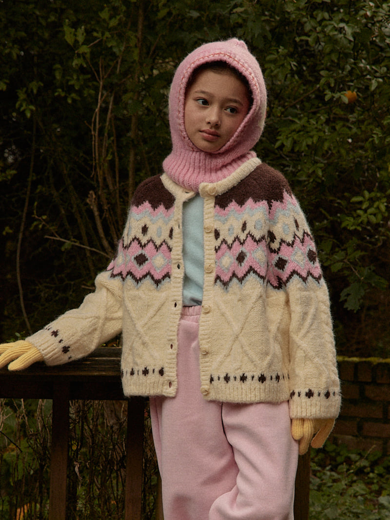 A-Market - Korean Children Fashion - #magicofchildhood - Warm Nordic Cardigan - 3
