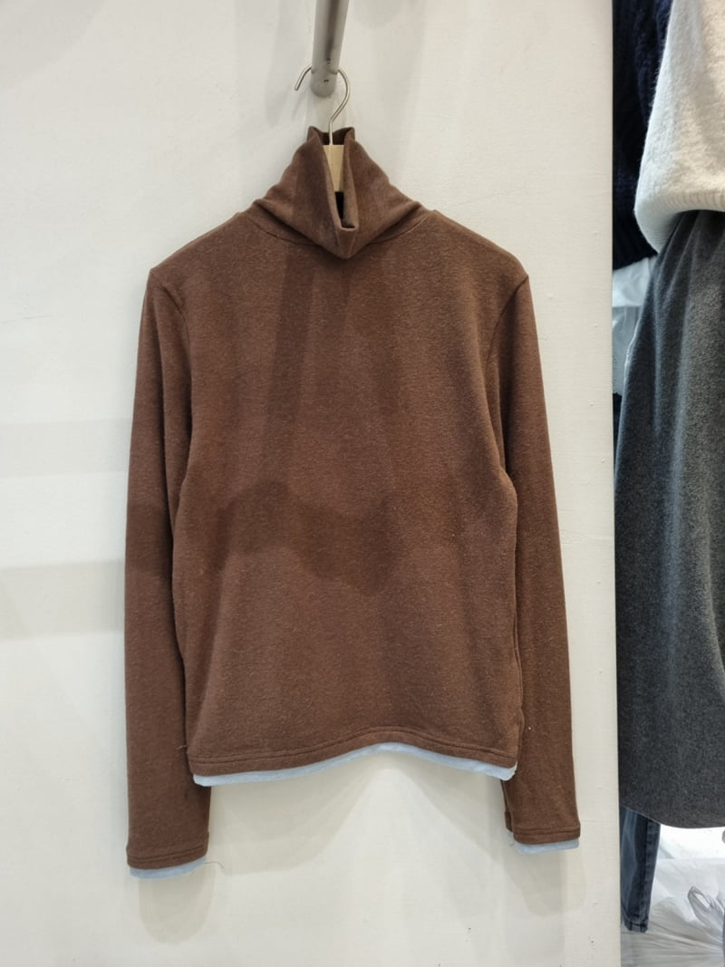 Allu - Korean Women Fashion - #momslook - Angora Turtleneck Tee - 5
