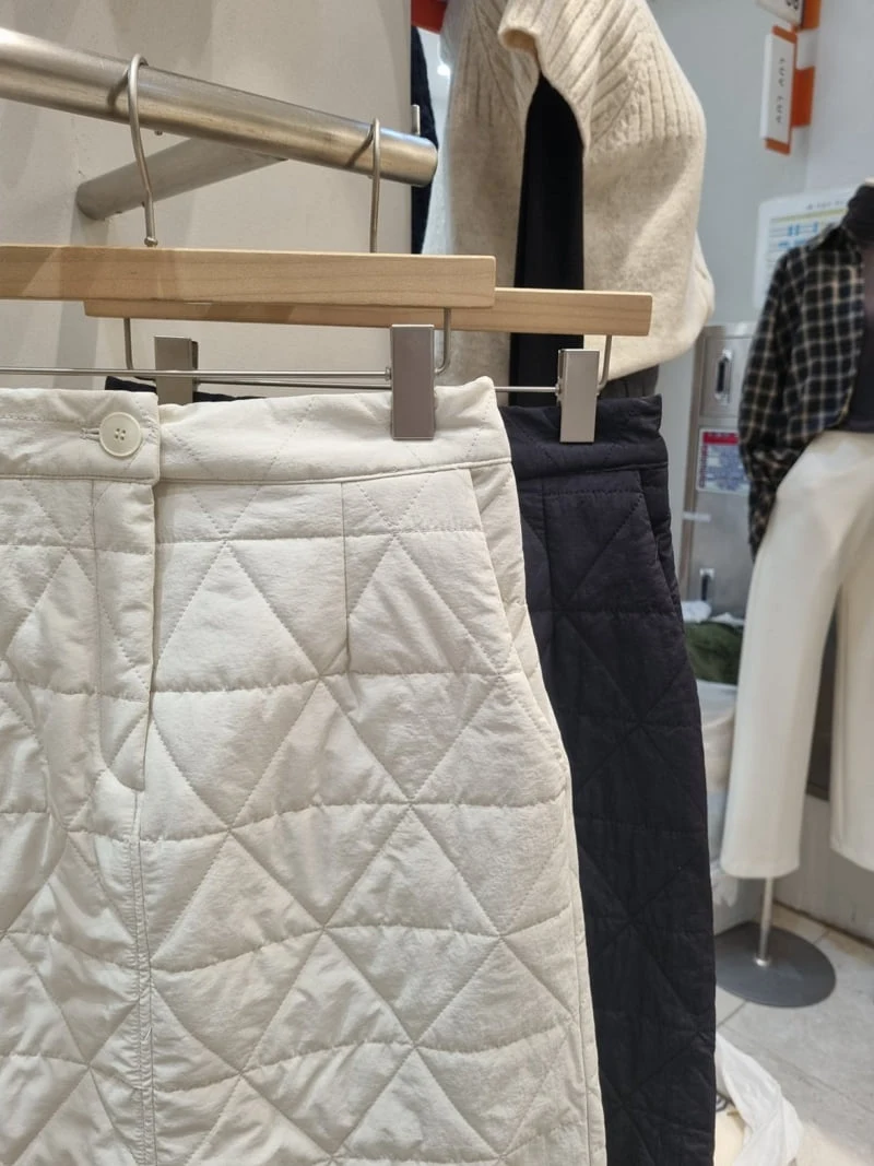 Allu - Korean Women Fashion - #momslook - Padded Skirt - 2