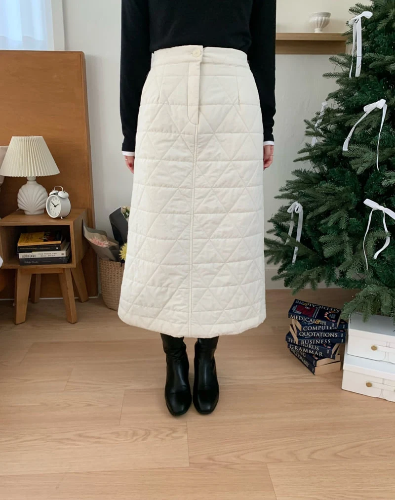 Allu - Korean Women Fashion - #momslook - Padded Skirt - 6