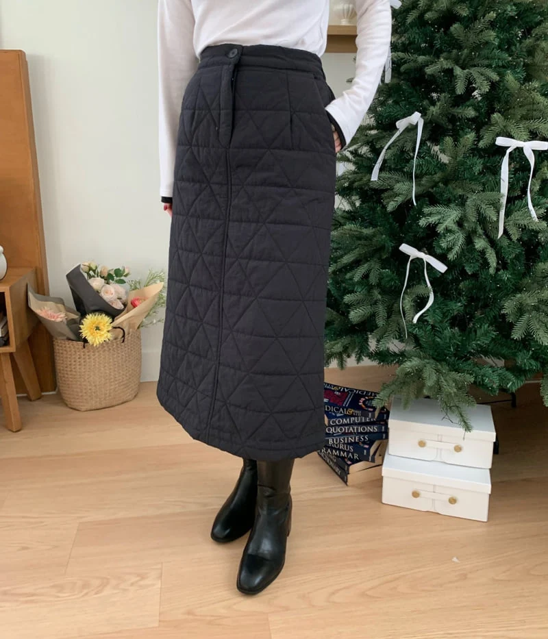 Allu - Korean Women Fashion - #womensfashion - Padded Skirt - 11