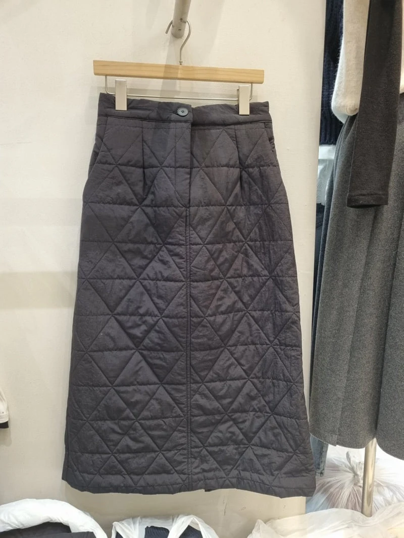 Allu - Korean Women Fashion - #womensfashion - Padded Skirt - 3