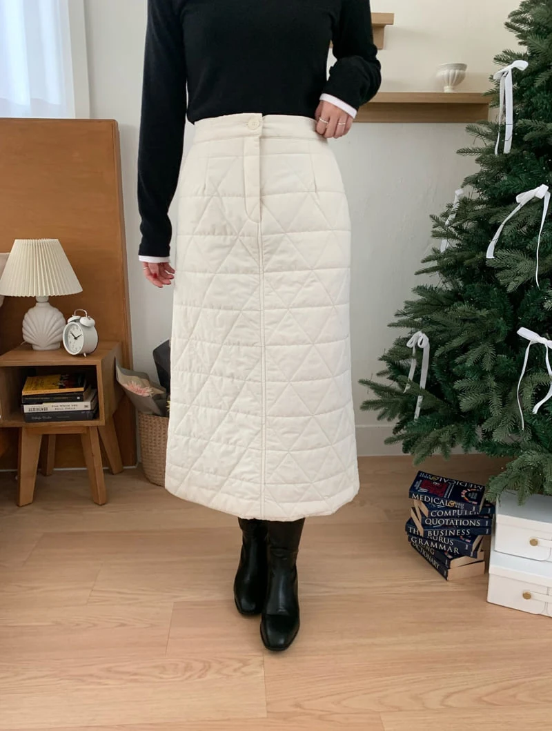 Allu - Korean Women Fashion - #womensfashion - Padded Skirt - 7