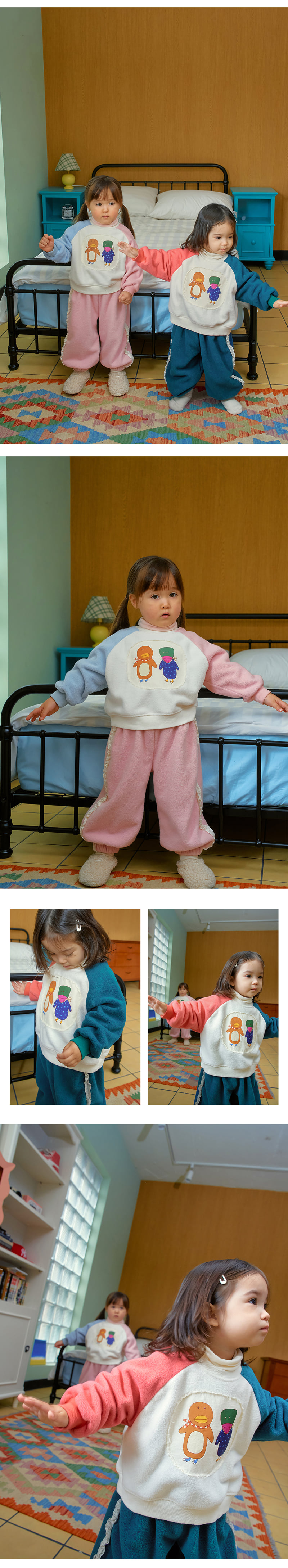 Amber - Korean Children Fashion - #designkidswear - Pengtu Fleece Sweatshirt - 3