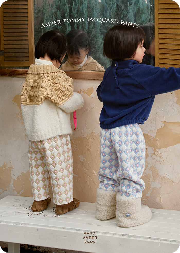 Amber - Korean Children Fashion - #designkidswear - Tomi Jacquard Pants