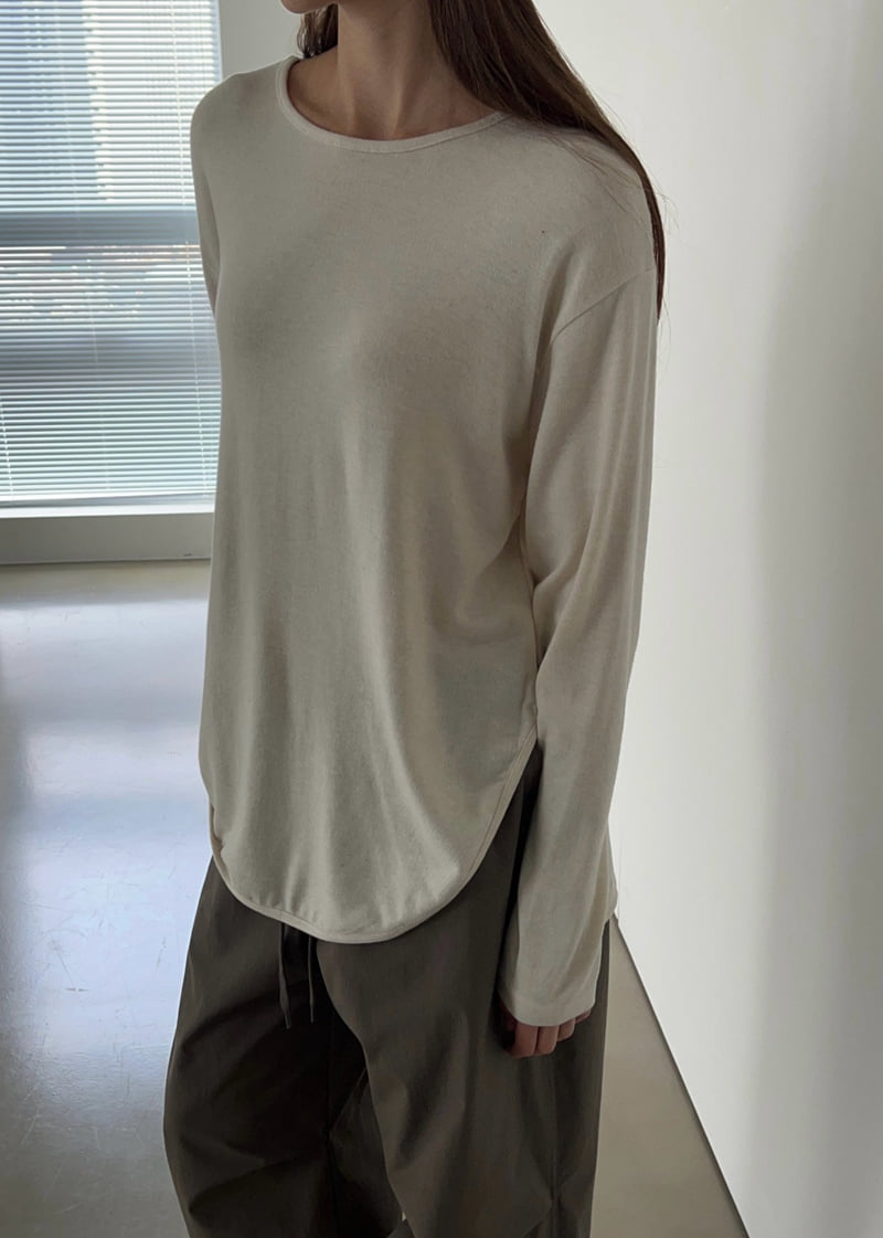 Another Avenue - Korean Women Fashion - #momslook - Wool Angora Round Tee - 6