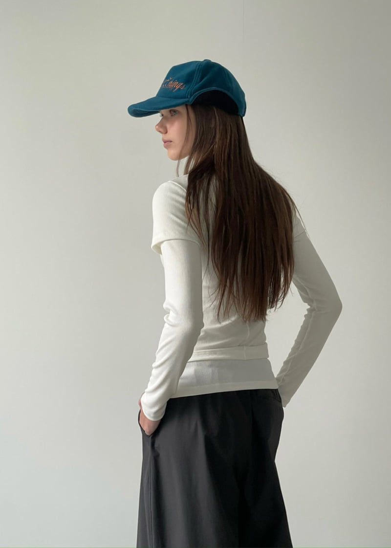 Another Avenue - Korean Women Fashion - #momslook - Layered Contrast Tee - 5