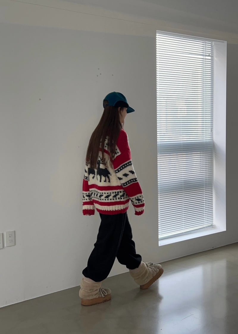 Another Avenue - Korean Women Fashion - #momslook - Shearling Soft Pants - 4