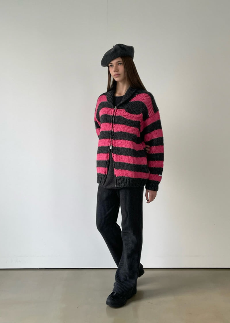 Another Avenue - Korean Women Fashion - #momslook - Fleece Rib Bootcut Pants - 8