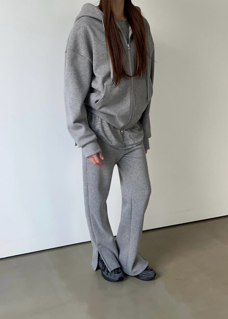 Another Avenue - Korean Women Fashion - #momslook - Mink Side Slit Pants - 6