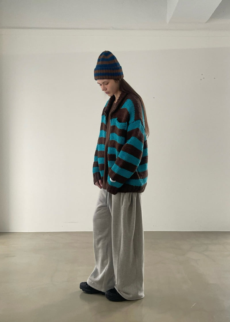 Another Avenue - Korean Women Fashion - #momslook - Coichan Handmade Stripe Cardigan - 7