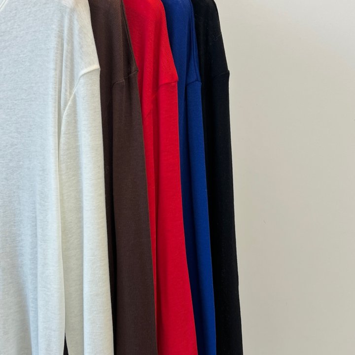 Another Avenue - Korean Women Fashion - #momslook - Wool Mary Tee - 2