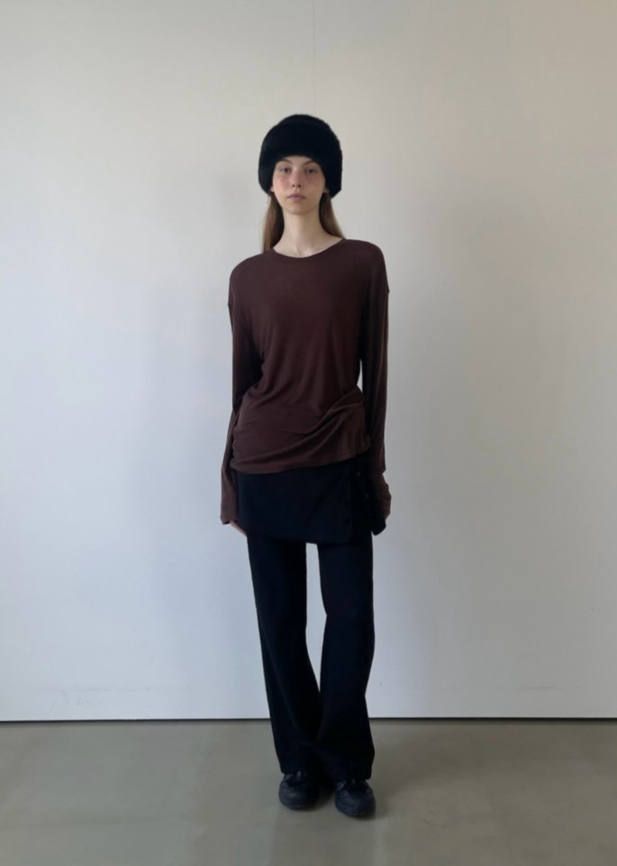 Another Avenue - Korean Women Fashion - #momslook - Wool Mary Tee - 6