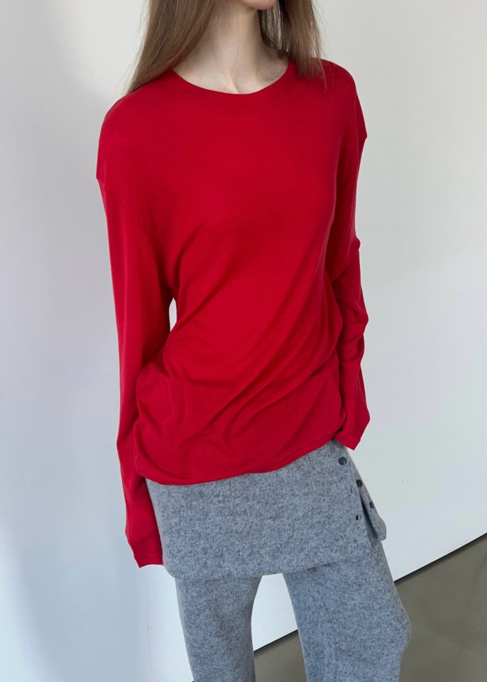 Another Avenue - Korean Women Fashion - #momslook - Wool Mary Tee - 8