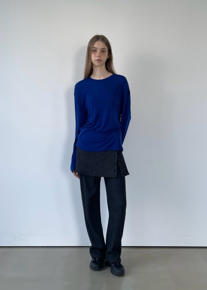 Another Avenue - Korean Women Fashion - #momslook - Fleece Wrap Skirt Pants - 10