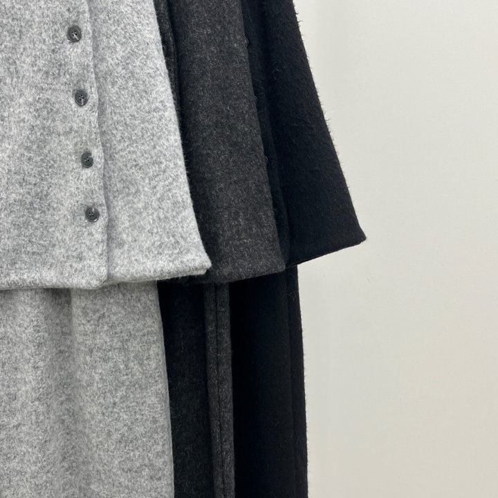 Another Avenue - Korean Women Fashion - #momslook - Fleece Wrap Skirt Pants - 2
