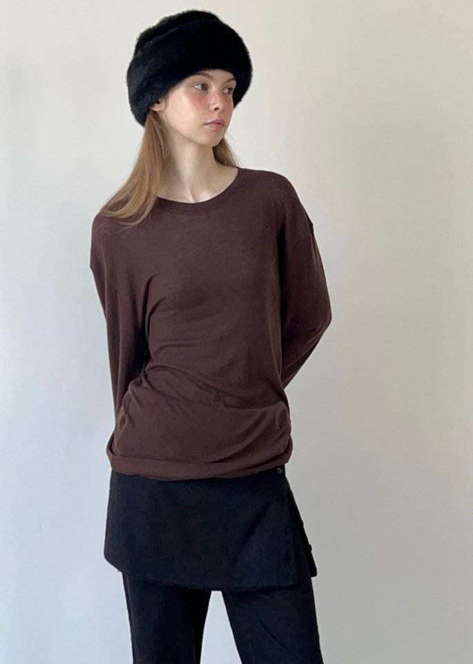 Another Avenue - Korean Women Fashion - #womensfashion - Fleece Wrap Skirt Pants - 4