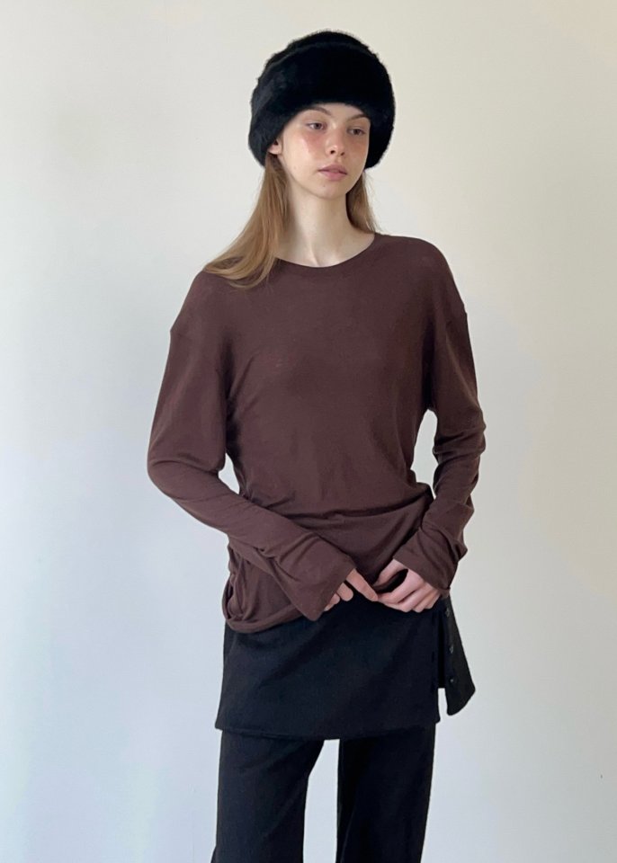 Another Avenue - Korean Women Fashion - #momslook - Fleece Wrap Skirt Pants - 6