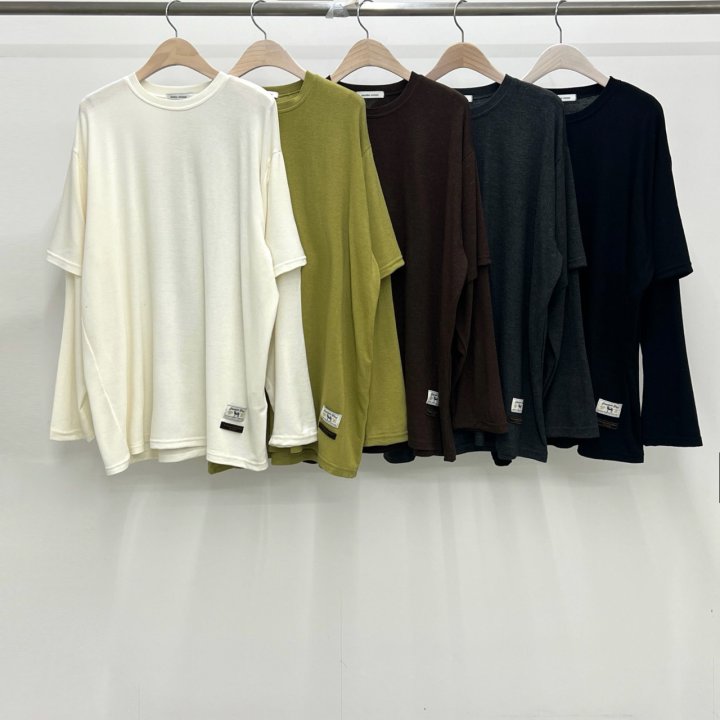 Another Avenue - Korean Women Fashion - #momslook - Wool Layered Long Sleeve Tee