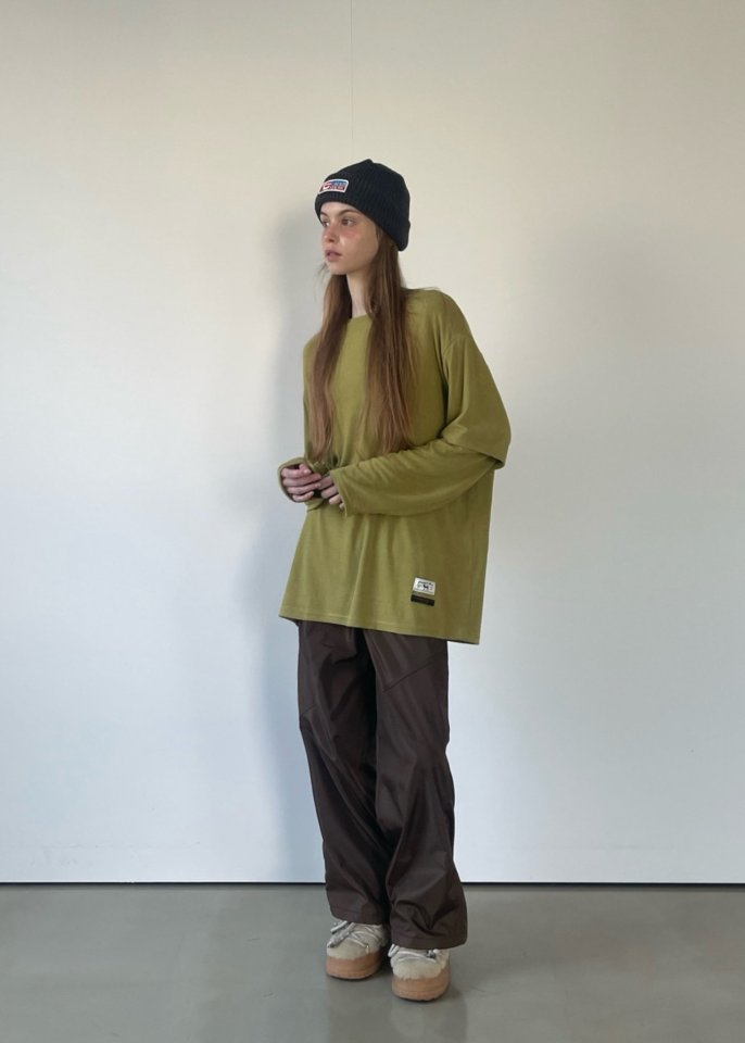 Another Avenue - Korean Women Fashion - #momslook - Wool Layered Long Sleeve Tee - 5