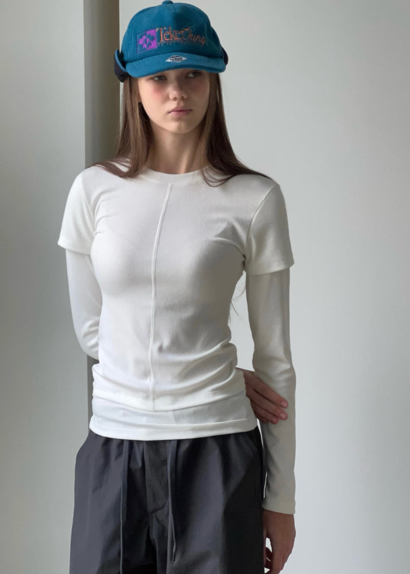 Another Avenue - Korean Women Fashion - #pursuepretty - Layered Contrast Tee - 9