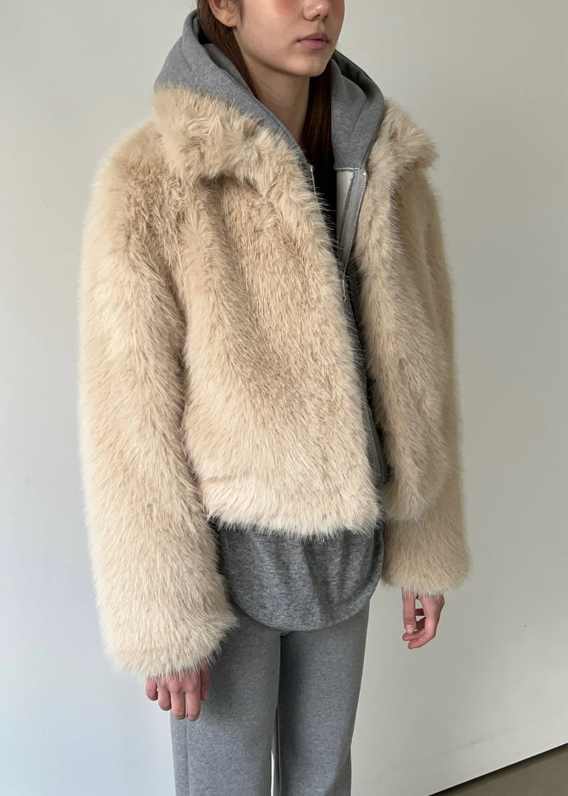 Another Avenue - Korean Women Fashion - #vintagekidsstyle - Mink Soft Jacket - 4