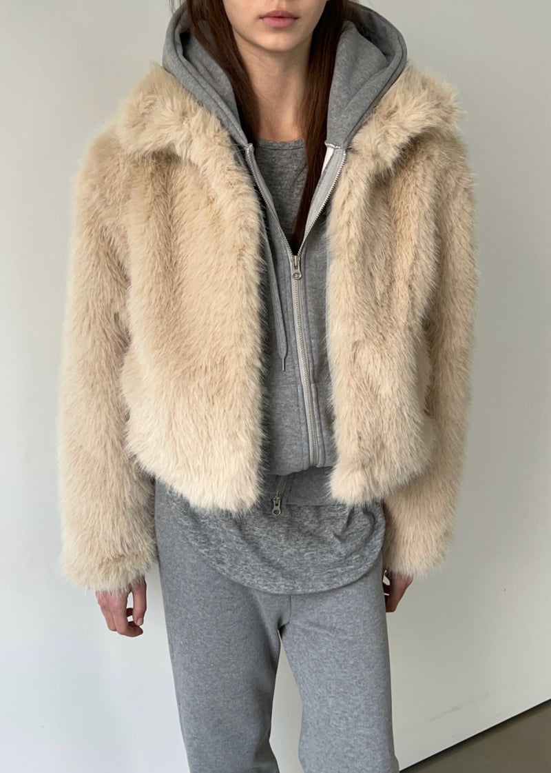 Another Avenue - Korean Women Fashion - #restrostyle - Mink Soft Jacket - 5