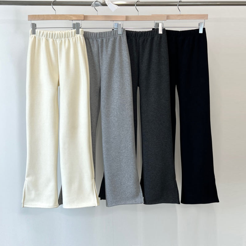 Another Avenue - Korean Women Fashion - #restrostyle - Mink Side Slit Pants