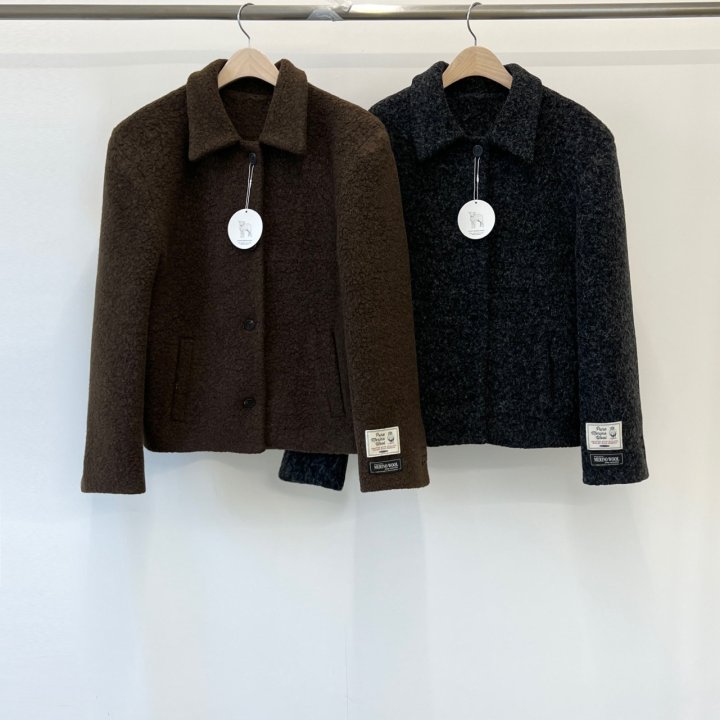 Another Avenue - Korean Women Fashion - #romanticstyle - Half Wool Jacket