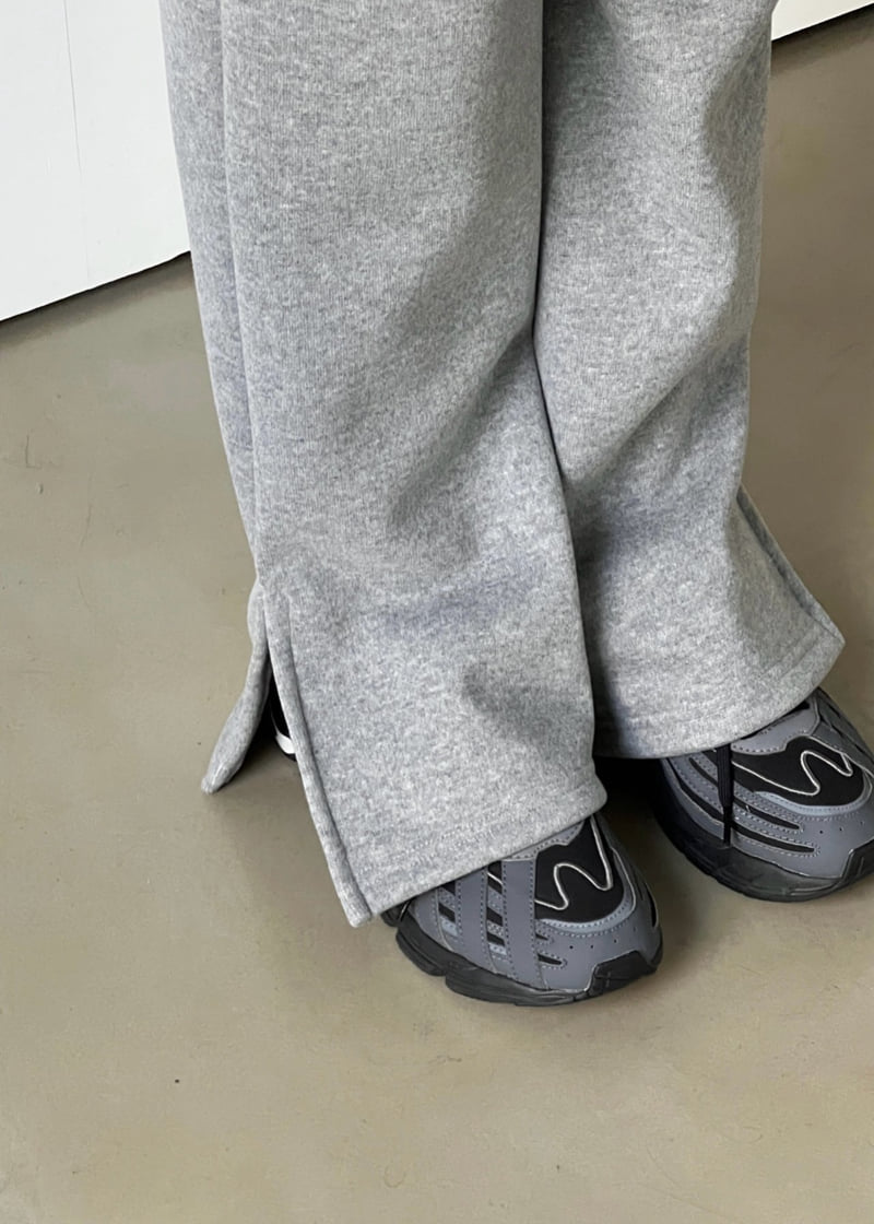 Another Avenue - Korean Women Fashion - #shopsmall - Mink Side Slit Pants - 3