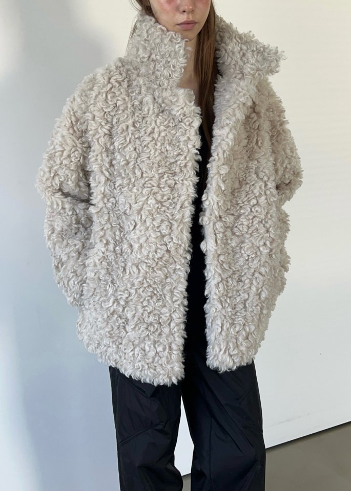 Another Avenue - Korean Women Fashion - #shopsmall - Lambskin China Jacket - 3