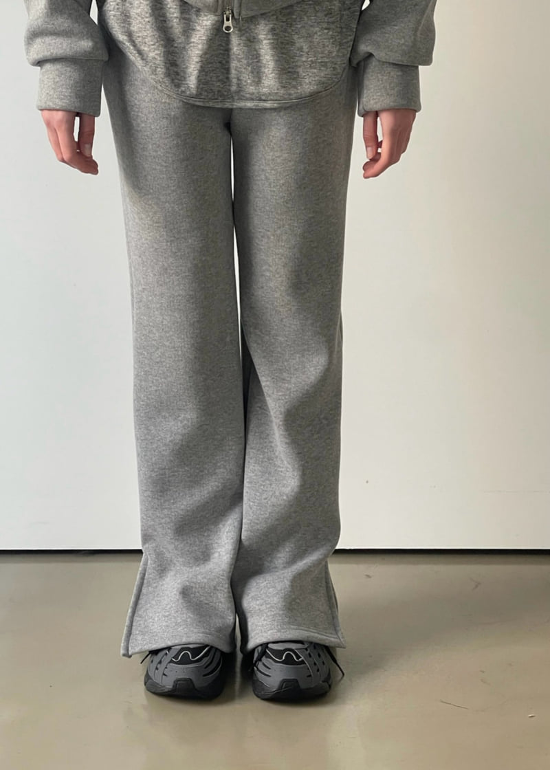 Another Avenue - Korean Women Fashion - #shopsmall - Mink Side Slit Pants - 4