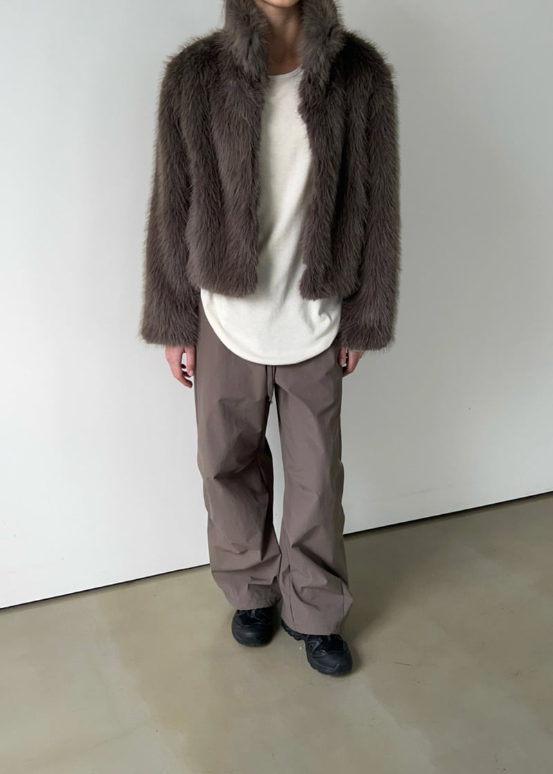 Another Avenue - Korean Women Fashion - #momslook - Fleece Dot Pants - 4