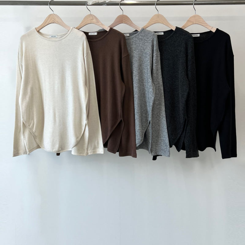 Another Avenue - Korean Women Fashion - #womensfashion - Wool Angora Round Tee