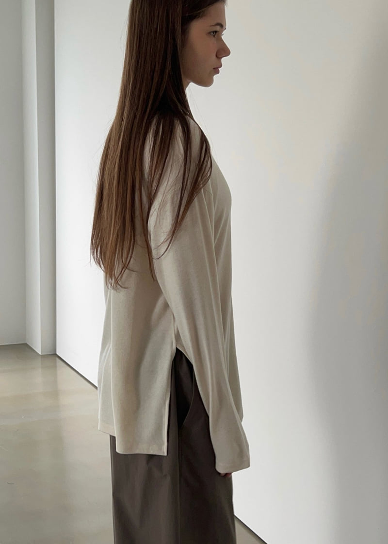 Another Avenue - Korean Women Fashion - #womensfashion - Wool Angora Round Tee - 7