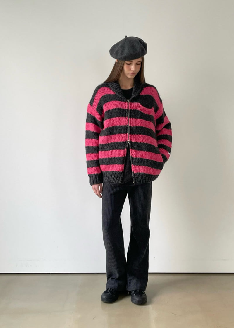 Another Avenue - Korean Women Fashion - #womensfashion - Fleece Rib Bootcut Pants - 9
