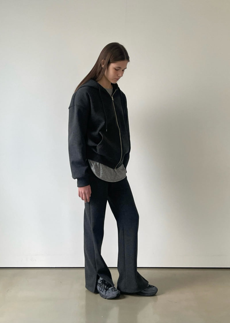Another Avenue - Korean Women Fashion - #womensfashion - Mink Side Slit Pants - 11