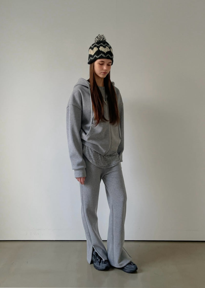 Another Avenue - Korean Women Fashion - #womensfashion - Mink Side Slit Pants - 7