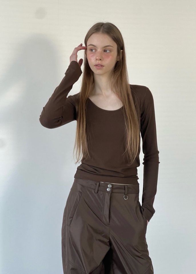 Another Avenue - Korean Women Fashion - #womensfashion - Heat-Warm Padded Tee - 10