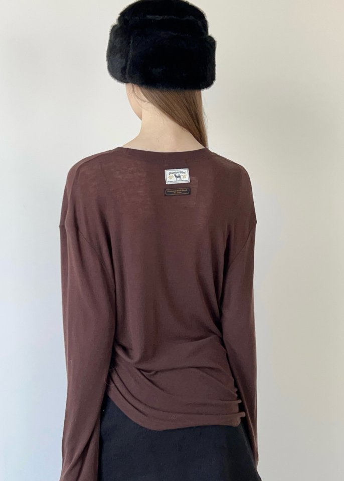 Another Avenue - Korean Women Fashion - #womensfashion - Wool Mary Tee - 5