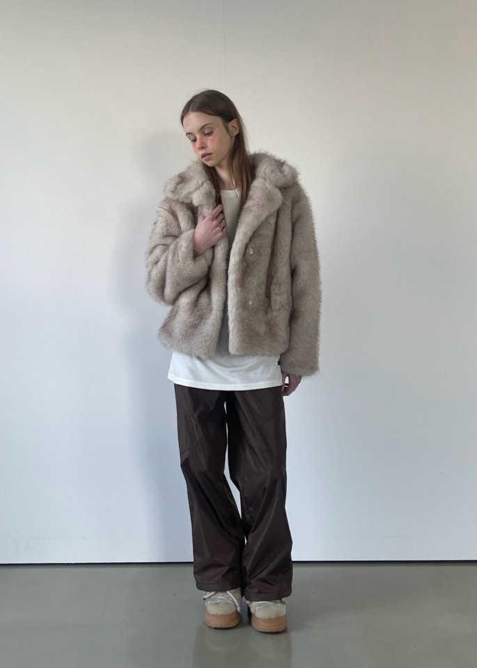 Another Avenue - Korean Women Fashion - #momslook - Two Tone Soft Jacket - 4