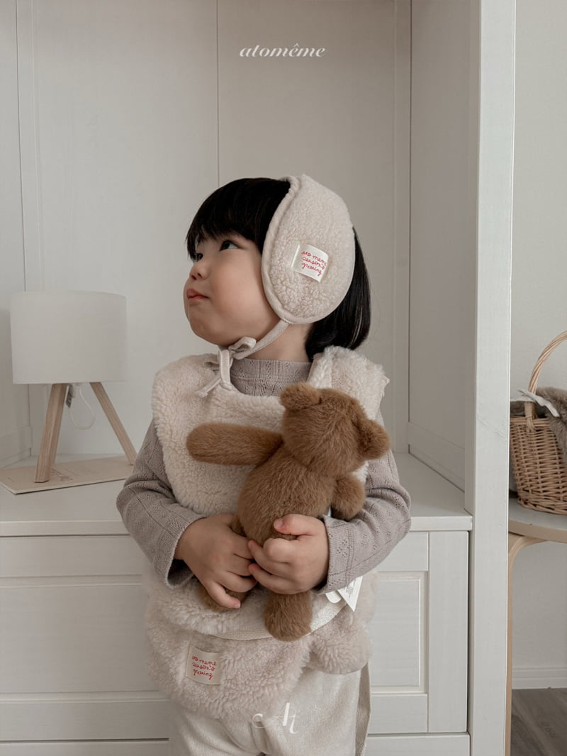 Atomeme - Korean Baby Fashion - #babyboutique - Teddy Vest - 8
