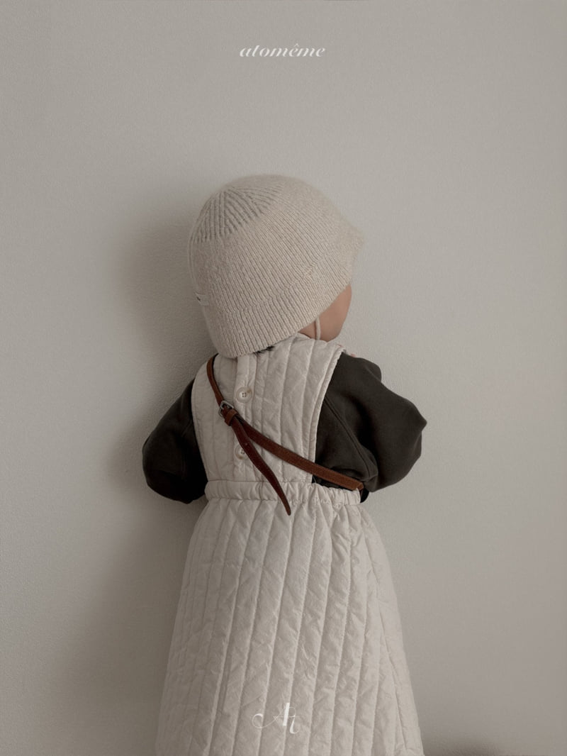 Atomeme - Korean Baby Fashion - #babyboutique - Fore Quilted One-piece - 7