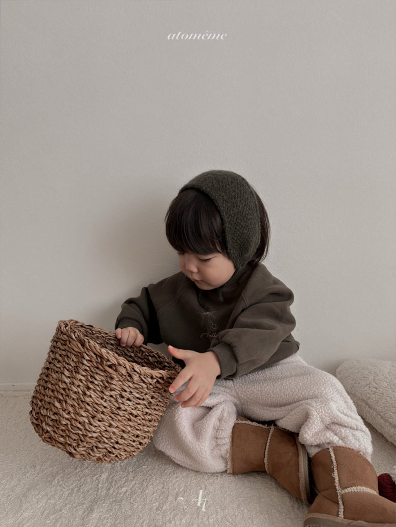 Atomeme - Korean Baby Fashion - #babyboutique - Ribbon Bell Sweatshirt - 10