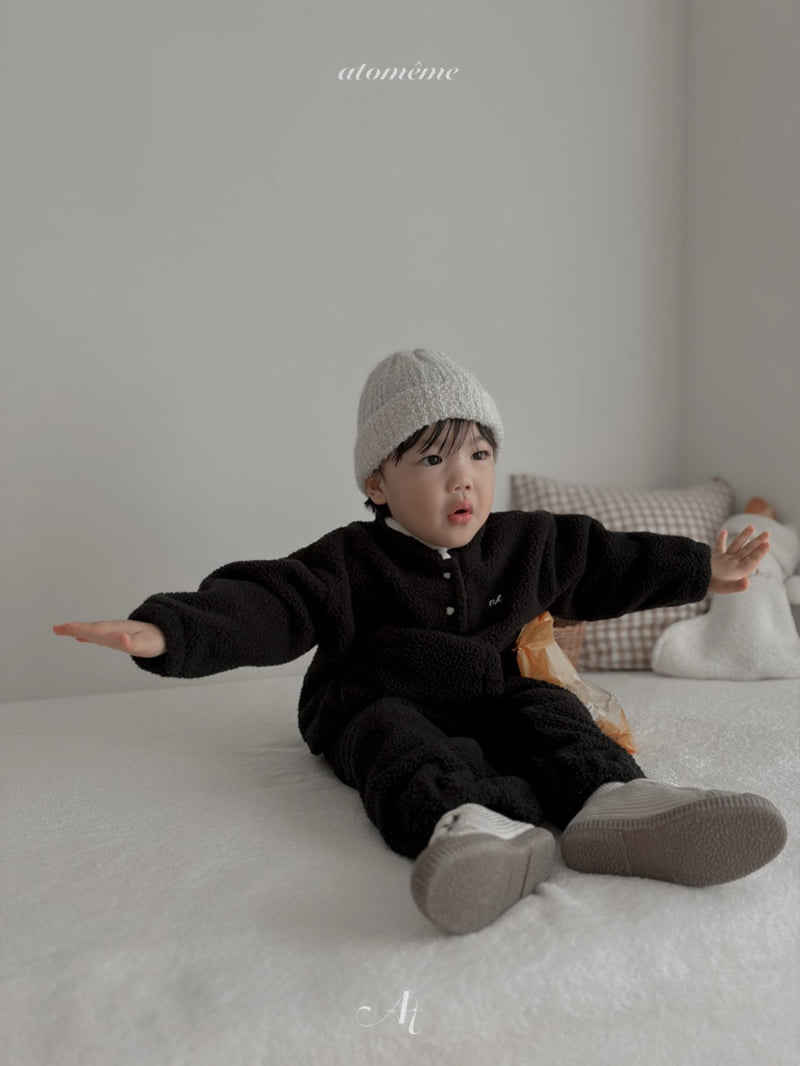 Atomeme - Korean Baby Fashion - #babyboutique - Mongle Heavy Fleece Top - 9