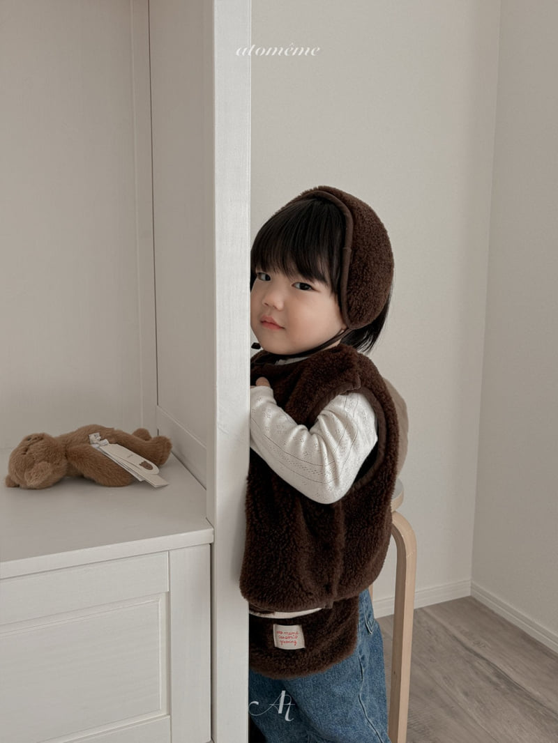 Atomeme - Korean Baby Fashion - #babyboutiqueclothing - Teddy Vest - 9