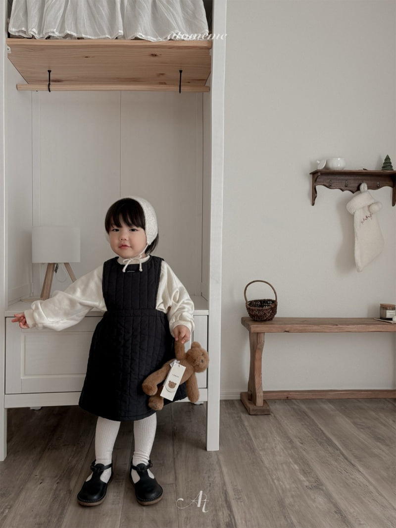 Atomeme - Korean Baby Fashion - #babyboutiqueclothing - Fore Quilted One-piece - 8