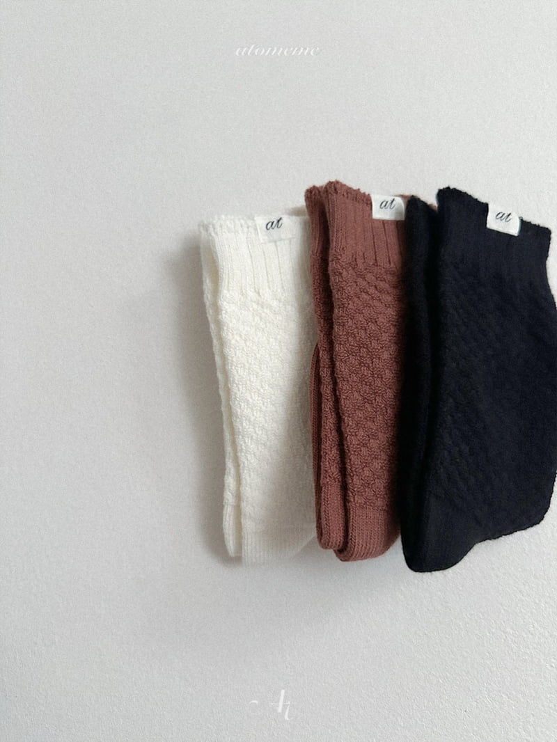 Atomeme - Korean Baby Fashion - #babyboutiqueclothing - Pom Pom Socks - 2